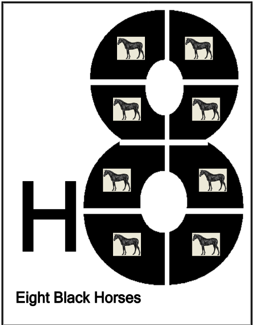 Black H-8 Puzzle