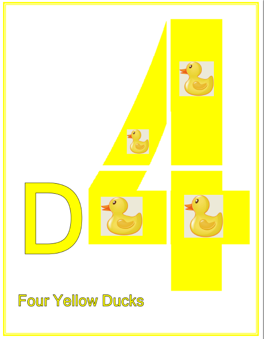 Yellow D-4 Puzzle