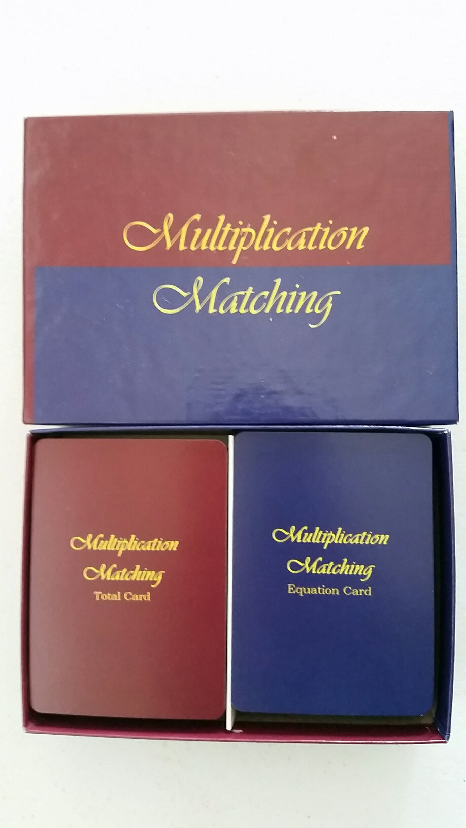 Multiplication Matching Card Game