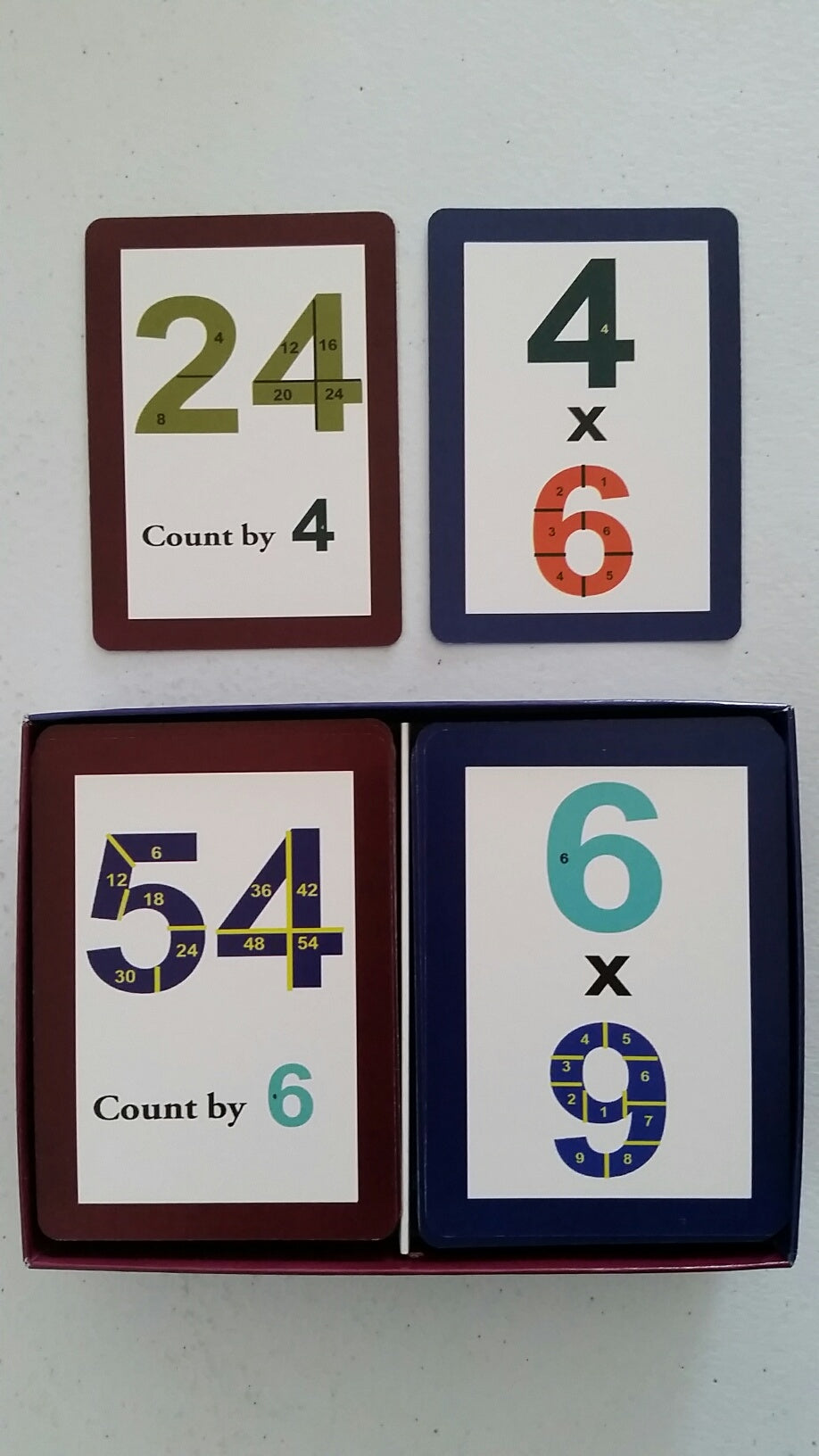 Multiplication Matching Card Game